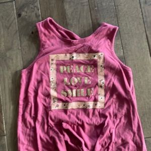 Size Large 10/12 Girls Pink Tee